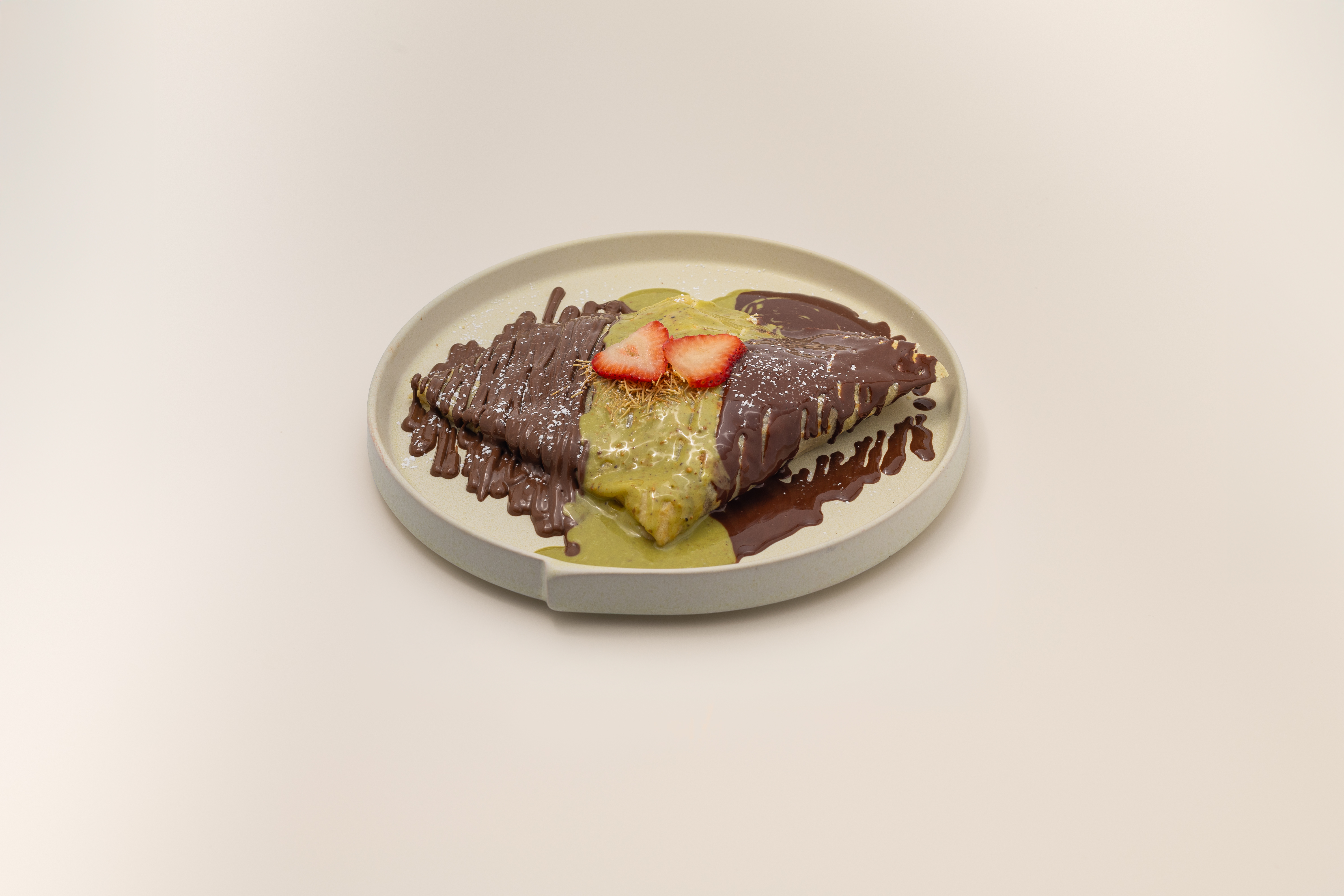 Dubai Chocolate Crepe - popular dessert or drink